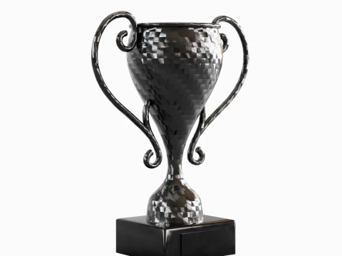Carbon Fiber Trophy Cup 3D Model