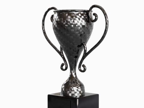 Кубок із вуглецевого волокна 3D Модель