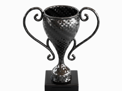 Кубок із вуглецевого волокна 3D Модель