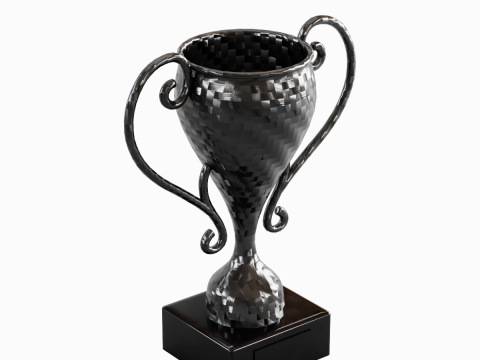 Кубок із вуглецевого волокна 3D Модель