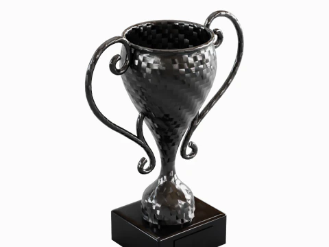 Carbon Fiber Trophy Cup 3D Model