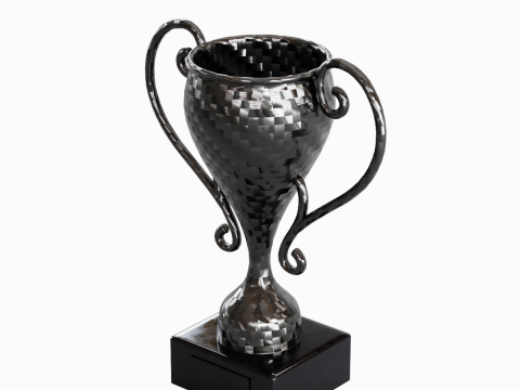 Кубок із вуглецевого волокна 3D Модель