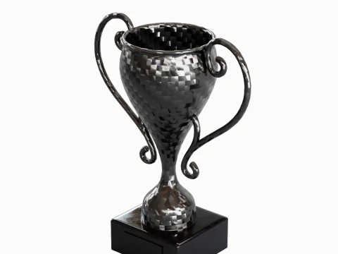 Carbon Fiber Trophy Cup 3D Model