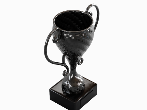 Кубок із вуглецевого волокна 3D Модель