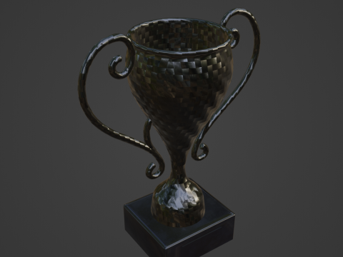 Кубок із вуглецевого волокна 3D Модель