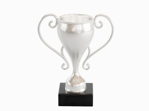 Silver Trophy Cup 3D-Modell