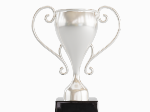 Silver Trophy Cup Modèle 3D