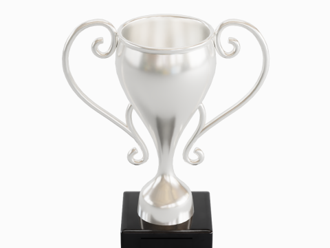 Silver Trophy Cup Modèle 3D
