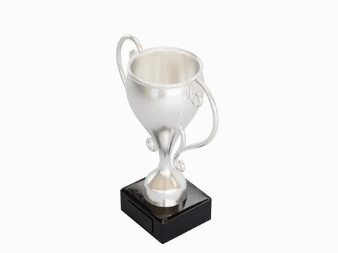 Silver Trophy Cup 3D Model
