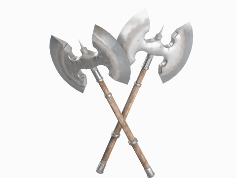 Fantasy Medieval Axe 02 3Dモデル