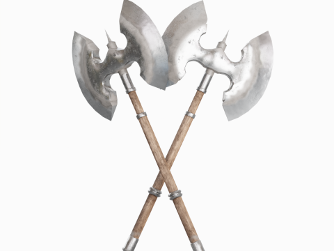 Fantasy Medieval Axe 02 3Dモデル
