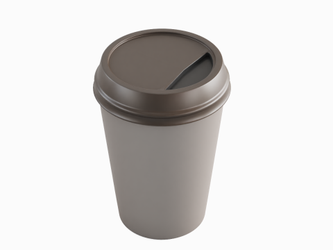 Paper Coffee Cup 02 3D Model