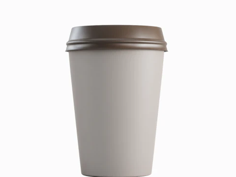Paper Coffee Cup 02 3D Model