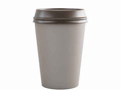 Paper Coffee Cup 02 3D 모델