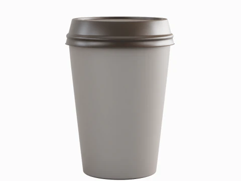 Paper Coffee Cup 02 3D Model