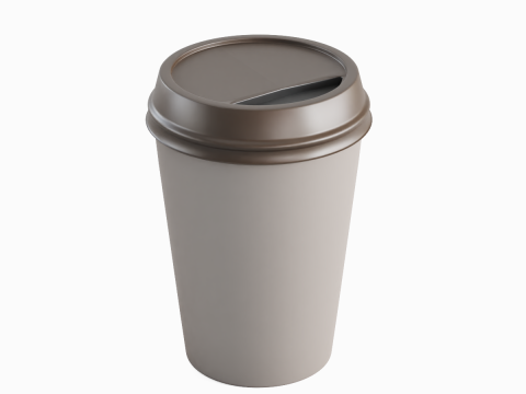 Paper Coffee Cup 02 3D 모델