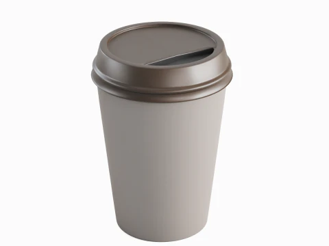 Paper Coffee Cup 02 3D Model