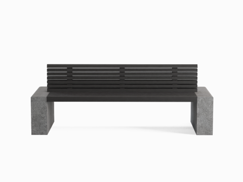 Modern Outdoor Bench 02 3D Model