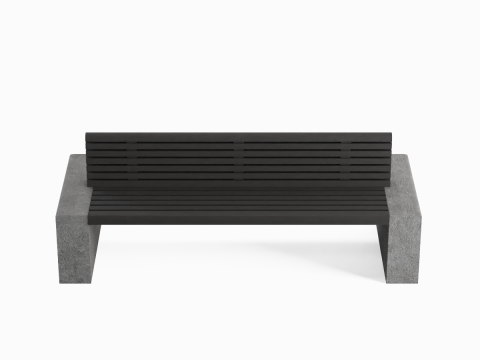 Modern Outdoor Bench 02 3D Model