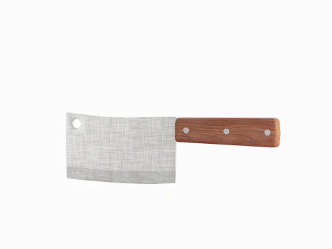 Meat Cleaver A 01 3D Model