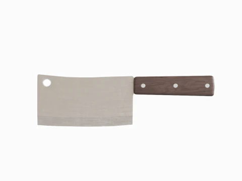 Meat Cleaver A 02 3D Model