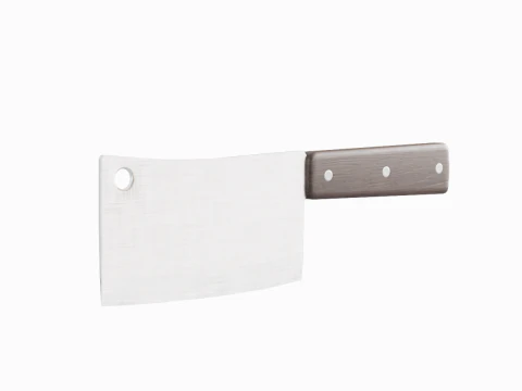 Meat Cleaver A 02 3D Model