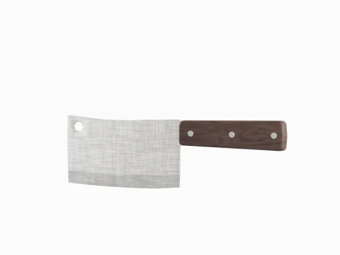Meat Cleaver A 02 3D Model