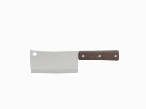 Meat Cleaver A 02 3D Model