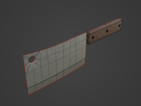 Meat Cleaver A 02 Modèle 3D