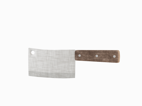 Meat Cleaver A 03 3D 모델
