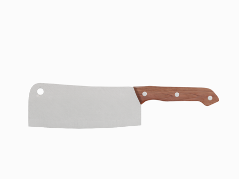 Meat Cleaver B 01 3D Модель