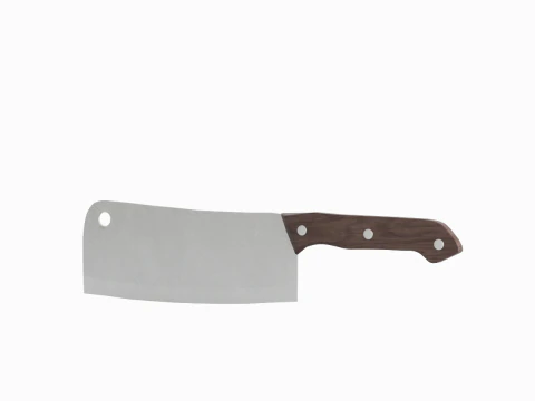 Meat Cleaver B 02 3D Model