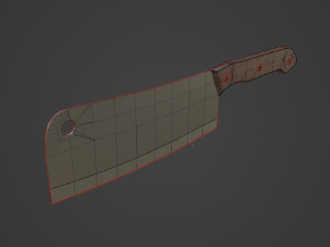 Meat Cleaver B 02 Modèle 3D