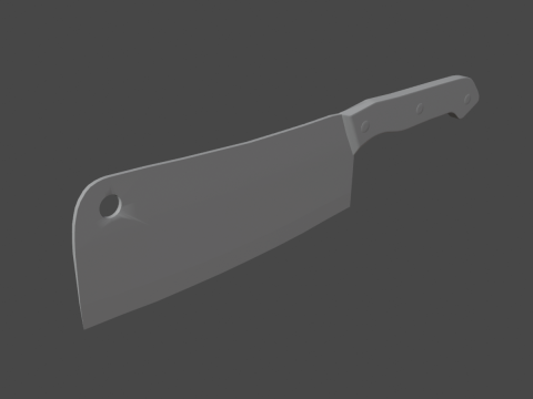 Meat Cleaver B 02 Modèle 3D