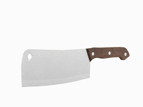 Meat Cleaver B 03 3D Модель