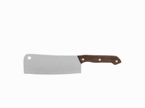 Meat Cleaver B 03 3D Модель
