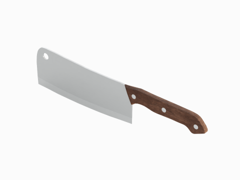 Meat Cleaver B 03 3D Модель