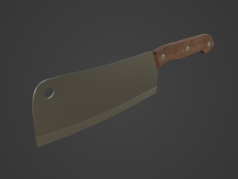 Meat Cleaver B 03 3D Модель