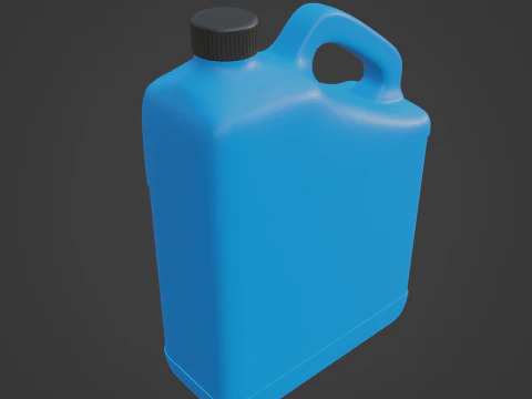 Plastic Canister A 01 3D Model