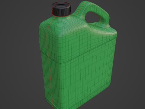 Plastic Canister A 02 Modèle 3D