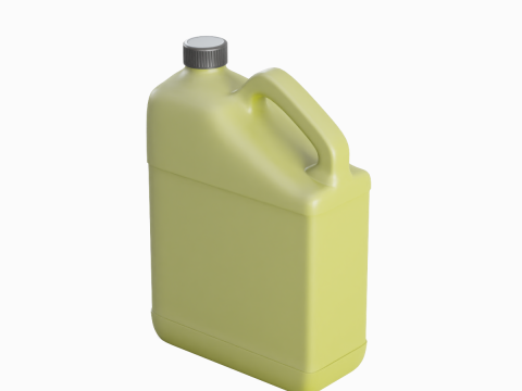 Plastic Canister A 03 3D 模型