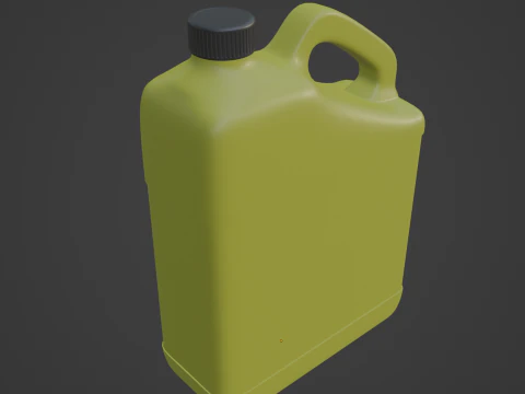 Plastic Canister A 03 3D Model