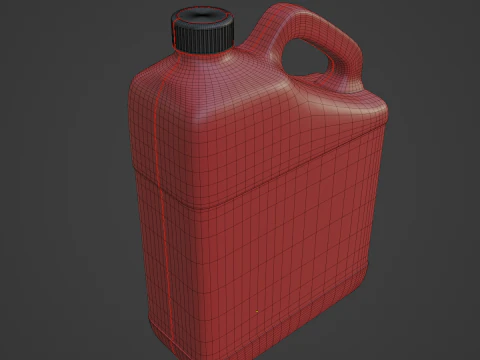 Plastic Canister A 04 3D Model