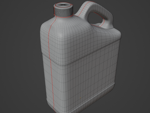 Plastic Canister A 04 Modèle 3D