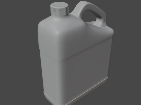 Plastic Canister A 05 3D Model