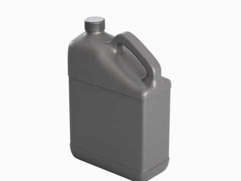 Plastic Canister A 06 3D Model