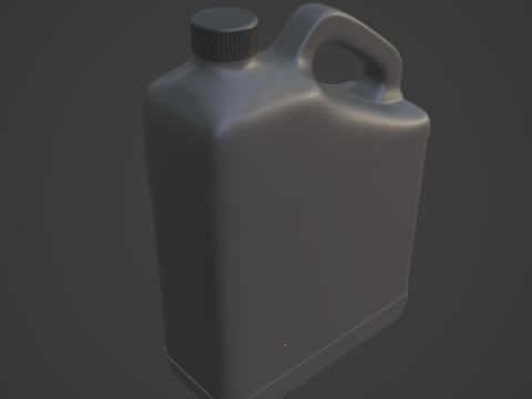 Plastic Canister A 06 3D Model