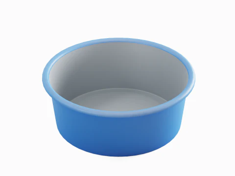 Simple Plastic Wash Basin 01 3D Model