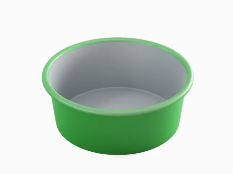 Simple Plastic Wash Basin 02 3D Model