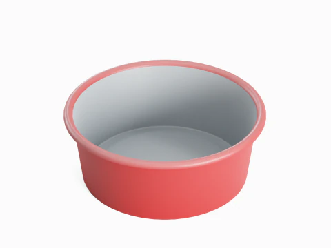 Simple Plastic Wash Basin 04 3D Model